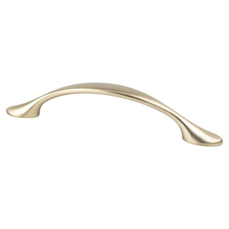 Berenson 96 mm Transitional Advantage Three CC Champagne Rounded End Pull 9138-10CZ-P